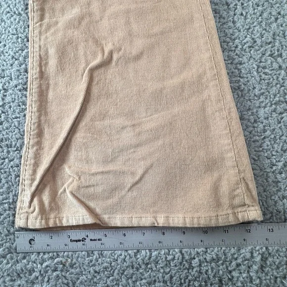 Tractr High Rise Flare Leg Tan Beige Corduroy Stretch Jeans Sz 12/31 NWT‎ - Picture 7 of 10